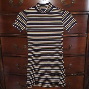 NWT Forever 21 Striped Knit Mini Dress sz S